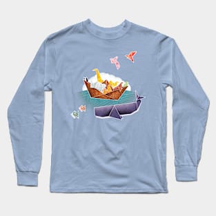 Origami Ark Long Sleeve T-Shirt